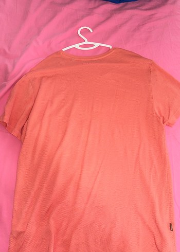 Pembe Kısa Kollu Erkek Tişört - Görsel 2