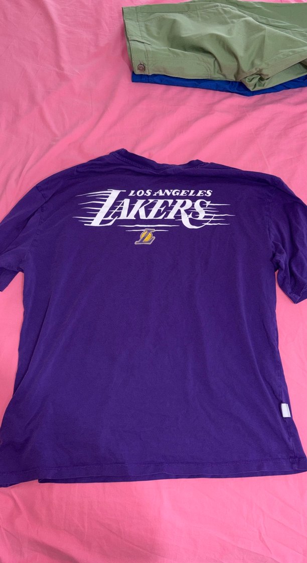 Erkek kısa kollu mor tişört - Görsel 2