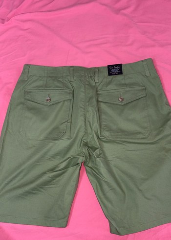 Pastel Yeşil Erkek Midi Şort - Görsel 2