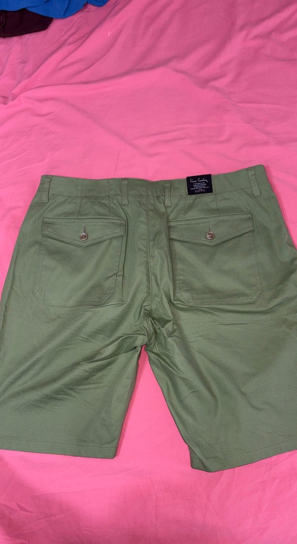 Pastel Yeşil Erkek Midi Şort - Görsel 2