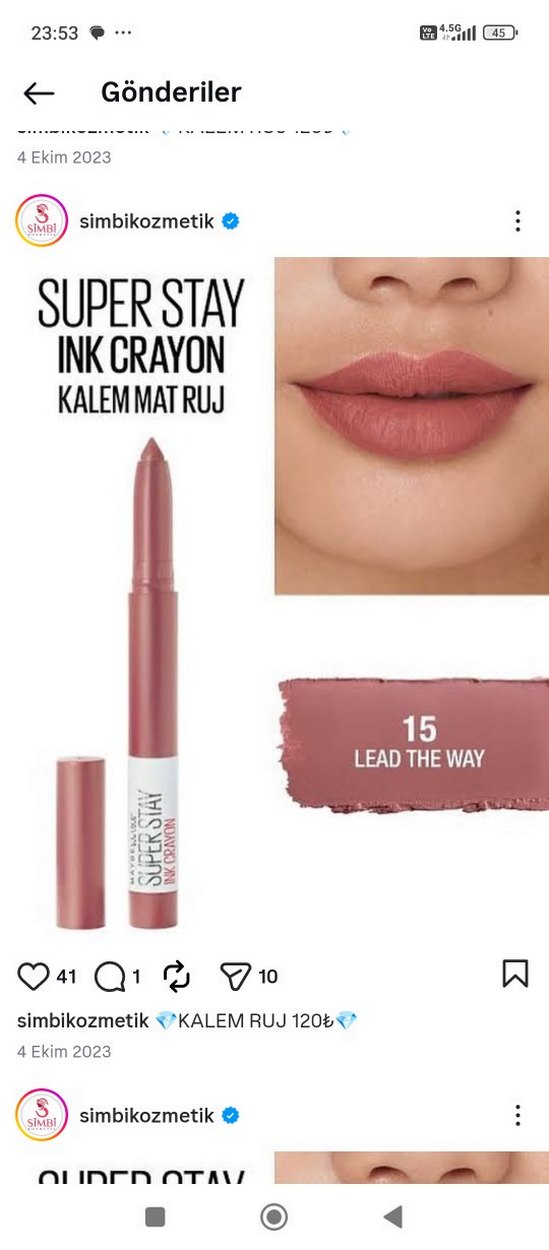 Maybelline Super Stay Tello fıyat - Görsel 3