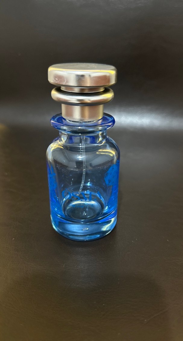 Mavi Cam Kadın Parfüm Şişesi - Görsel 2