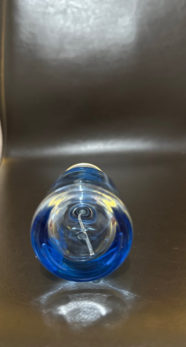 Mavi Cam Kadın Parfüm Şişesi - Görsel 3