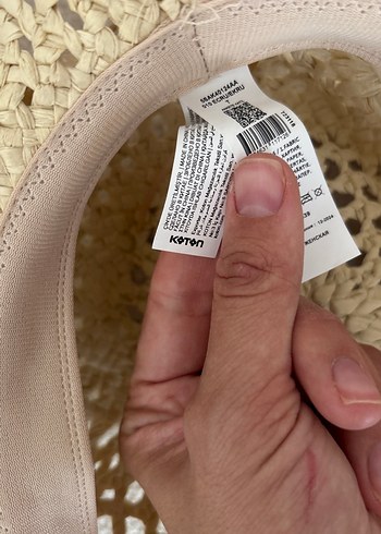 Koton Bej Dantel Detaylı Bohem Kadın Şapka
