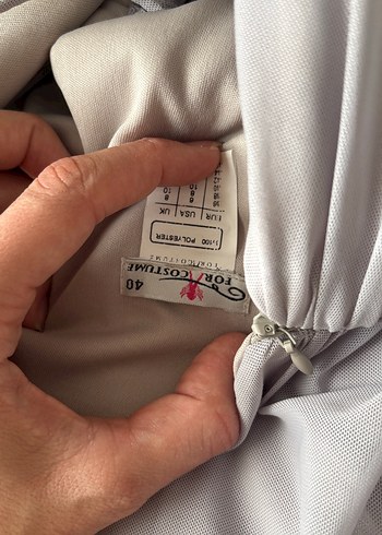 Drapeli Straplez Uzun Kadın Abiye Elbise - Görsel 3