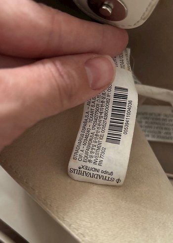 Bej Deri Minimalist Kadın Çanta - Görsel 2