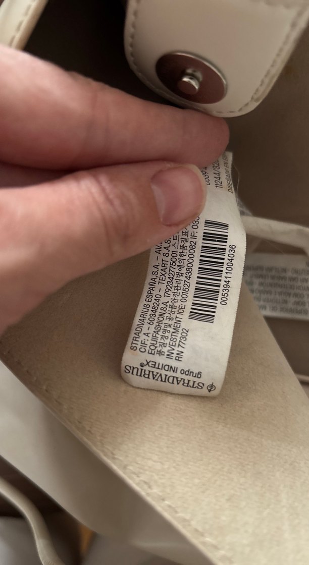 Bej Deri Minimalist Kadın Çanta - Görsel 2