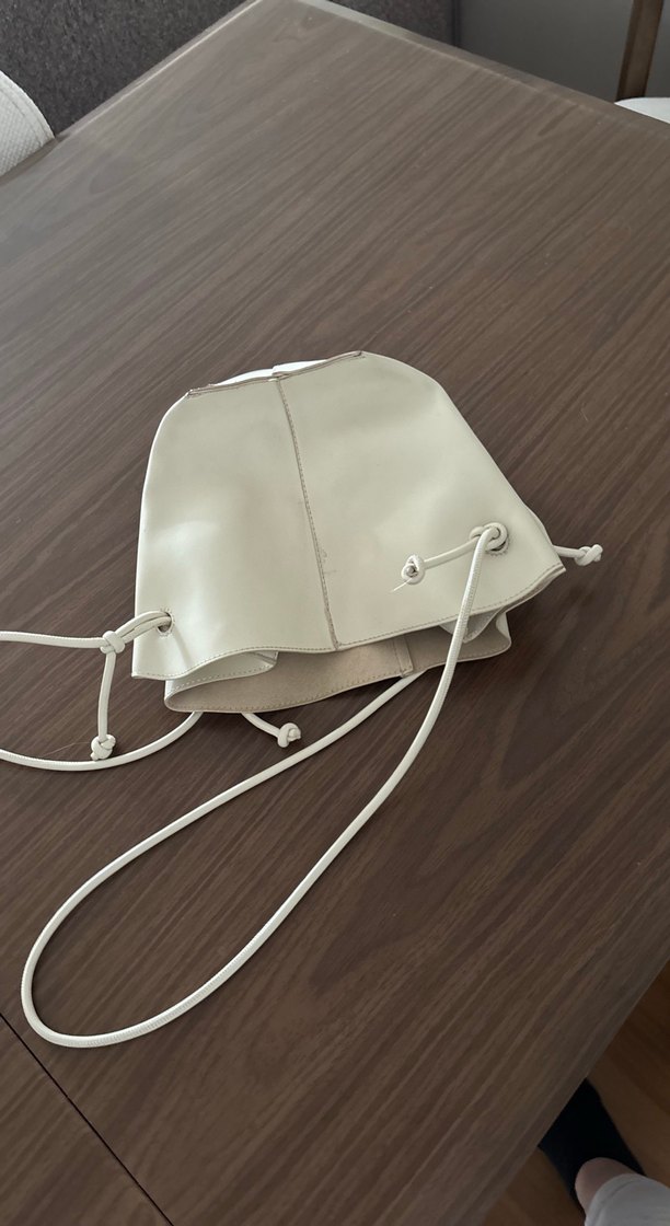 Bej Deri Minimalist Kadın Çanta - Görsel 3