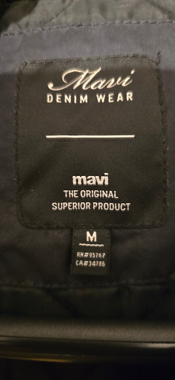 Düğmeli Lacivert Kadın Ceket - Görsel 3