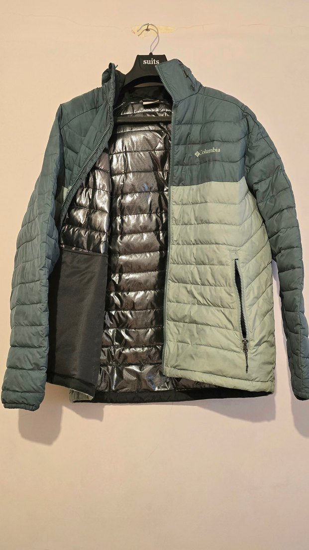 Columbia Yesil Fermuarlı Kapusonlu Erkek Mont - Görsel 2