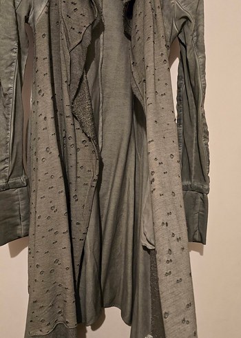 Bohem Gri Uzun Kadin Hirka - Görsel 3