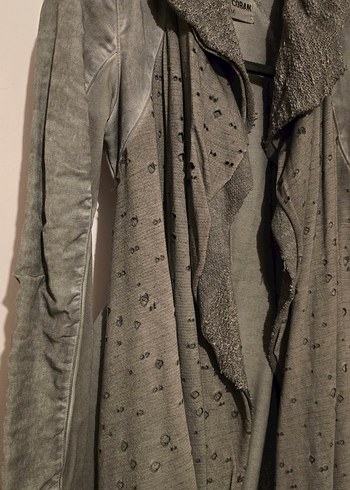 Bohem Gri Uzun Kadin Hirka - Görsel 4