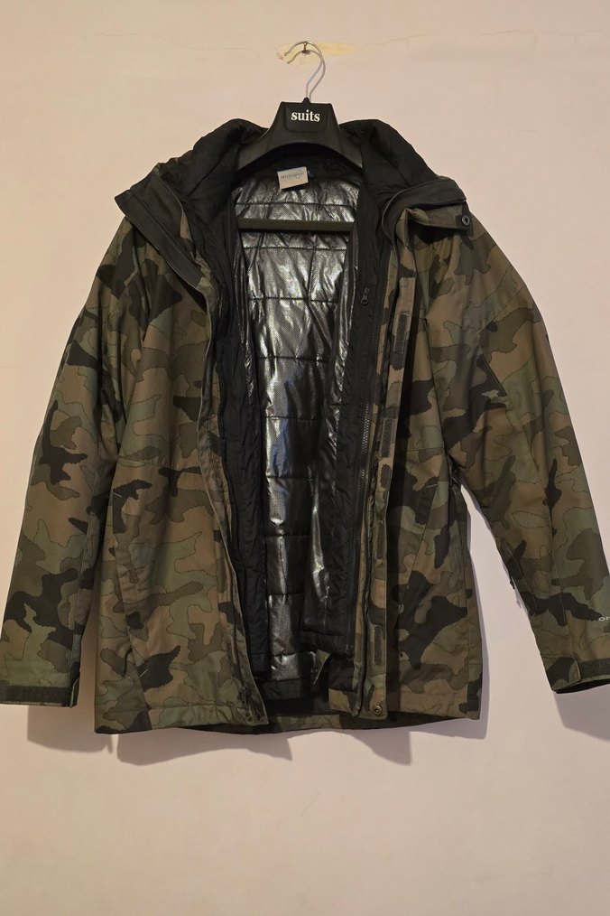 Erkek Kamuflaj Desenli Kayak Montu - Görsel 3