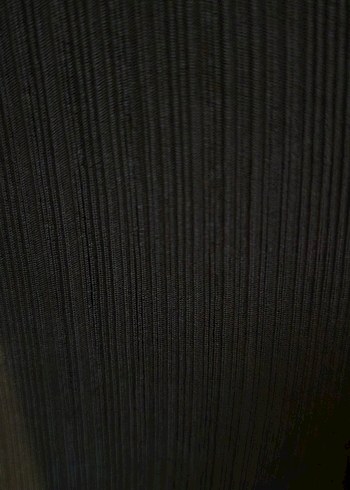 Siyah V Yaka Kadın Bluz - Görsel 4