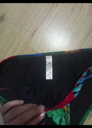 Renkli Bohem Desenli Bikini Altı SUWEN s beden 36 beden - Görsel 4