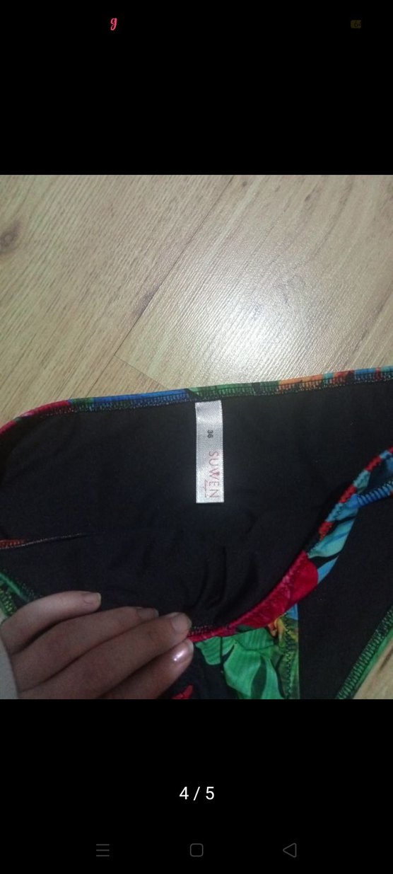 Renkli Bohem Desenli Bikini Altı SUWEN s beden 36 beden - Görsel 4