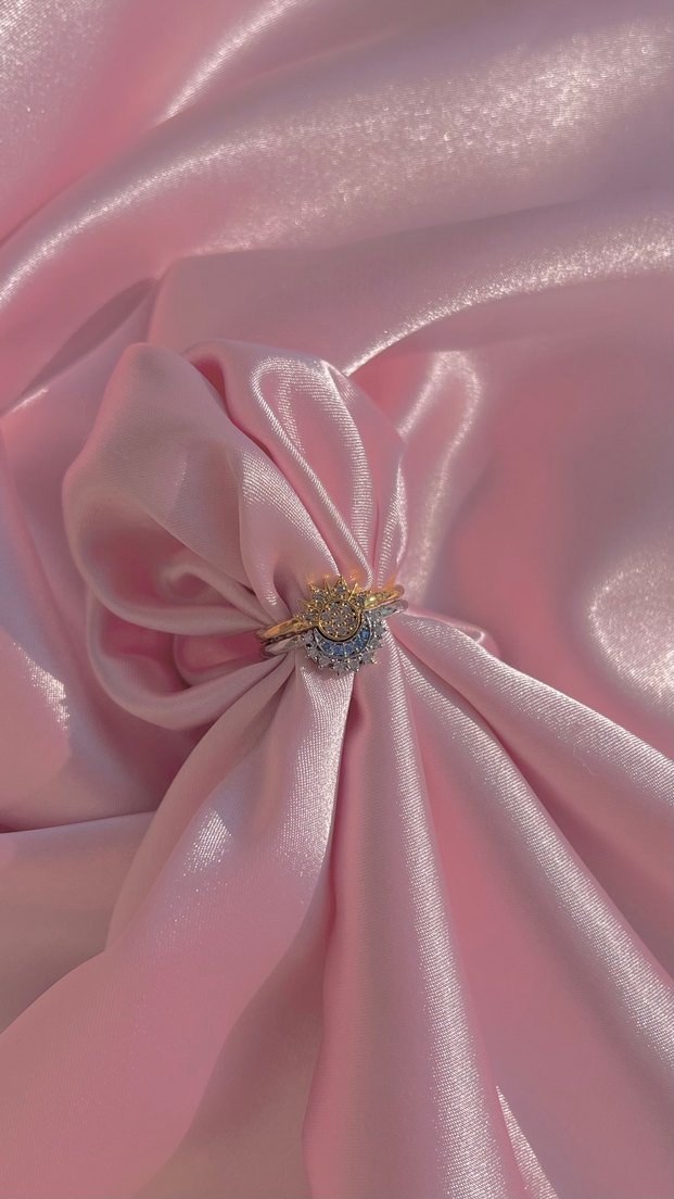 Pandora Güneş ve Ay çift Yüzüğü - Görsel 2