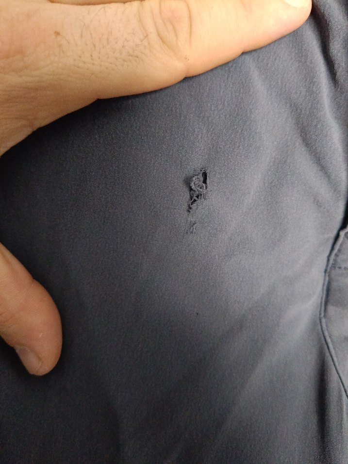 Kadın Lacivert Keten Kemerli Rahat Pantolon - Görsel 3