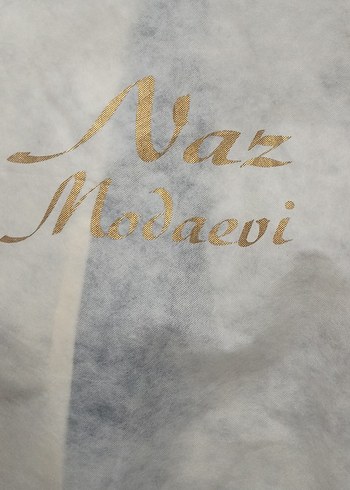 Beyaz Renkli Gri Taşlı Gelinlik - Görsel 8