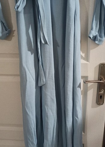 Mavi Uzun Elbise (42 beden) - Görsel 3