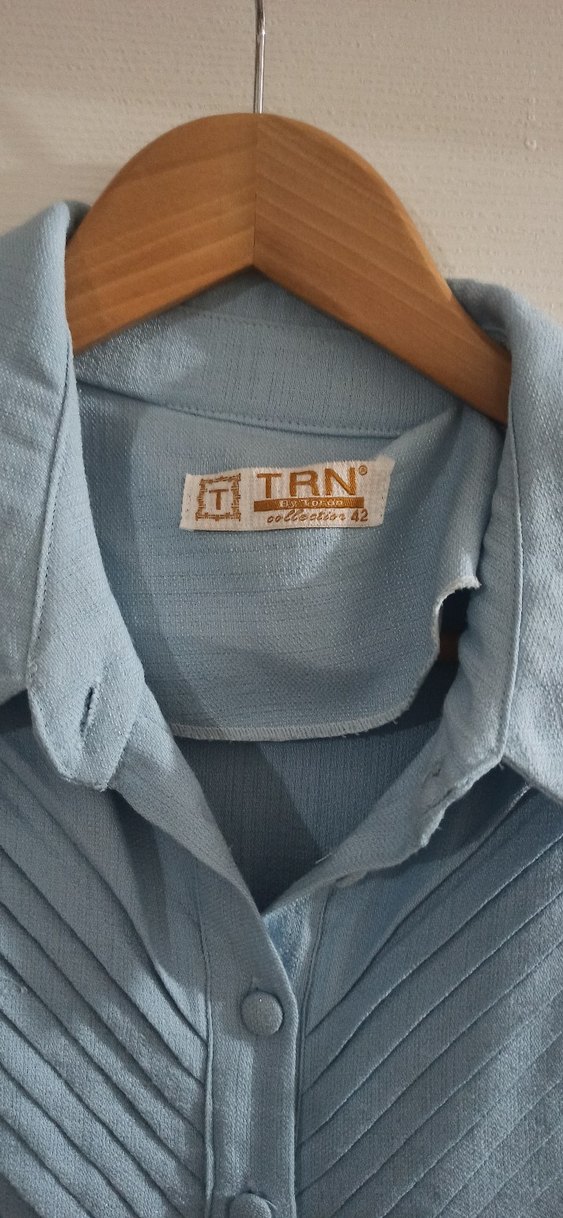 Mavi Uzun Elbise (42 beden) - Görsel 4