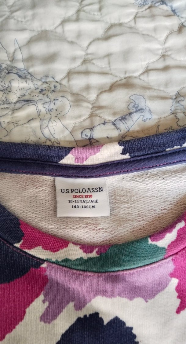 Renkli Batik Desenli Kadın Sweatshirt - Görsel 2