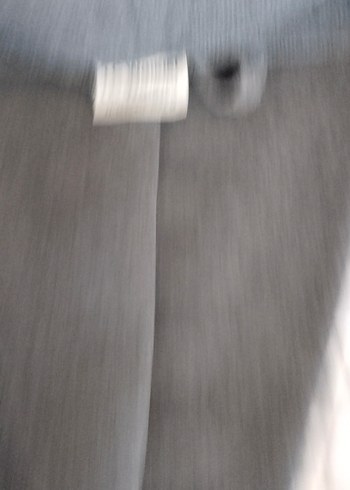 Gri Kadın Suni Kürk Detaylı Midi Ceket - Görsel 5