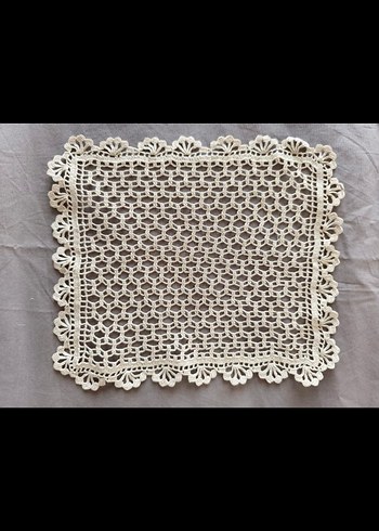 Vintage Örgü Dantel Supla Seti - Görsel 2