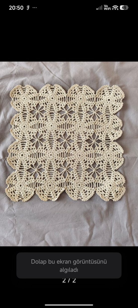 Bohem Tarzı El Yapımı Dantel Altlık Seti - Görsel 2