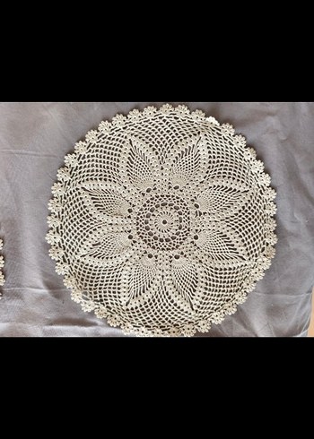 El Yapımı Bohem Dantel Supla Seti - Görsel 2