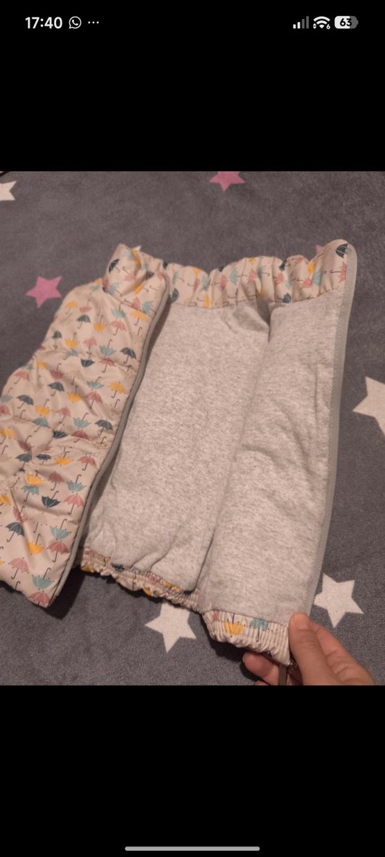 Kız Çocuk Baskılı Fermuarlı Yelek - Görsel 3