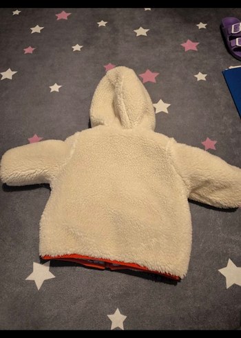 Kız Çocuk Minnie Baskılı Kapüşonlu Mont - Görsel 4