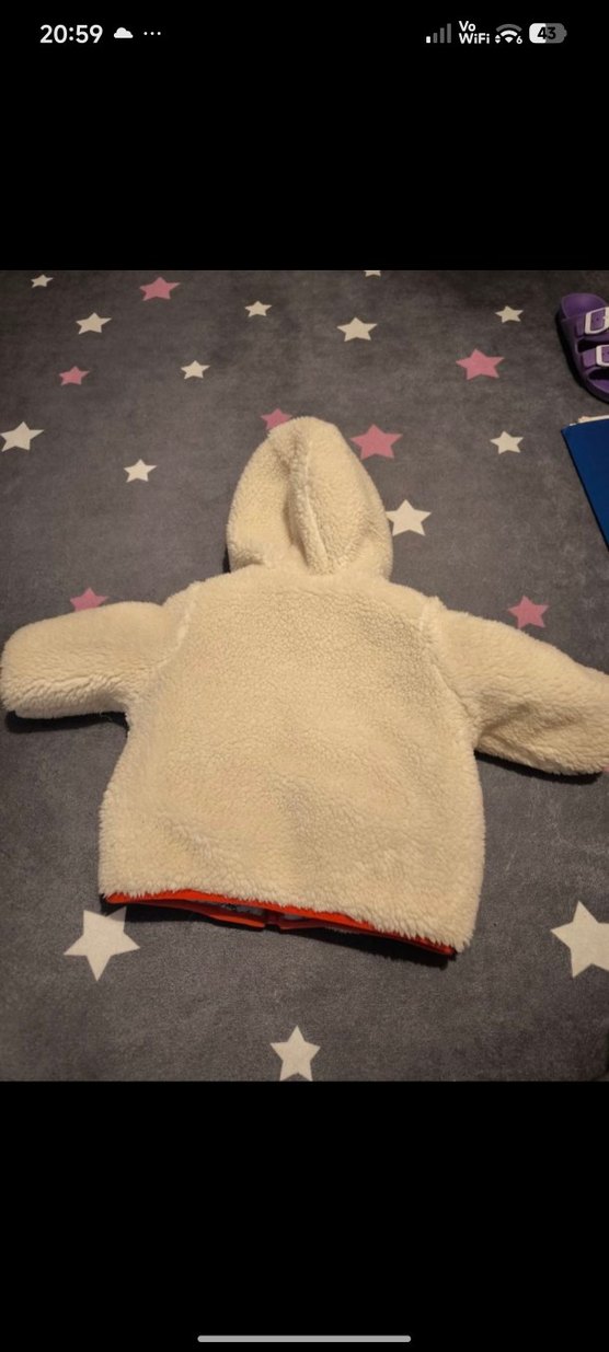 Kız Çocuk Minnie Baskılı Kapüşonlu Mont - Görsel 4