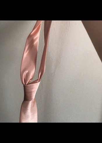 Pudra Pileli Midi Abiye Elbise - Görsel 5