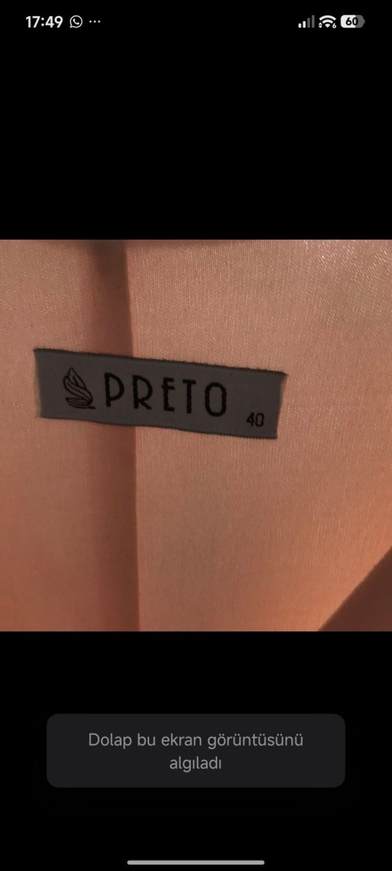 Pudra Pileli Midi Abiye Elbise - Görsel 3