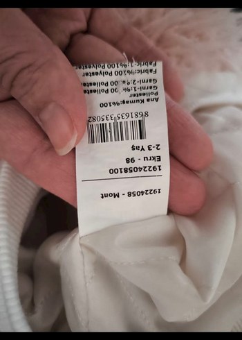 Kürklü Kapüşonlu Kız Çocuk Mont Panço - Görsel 3