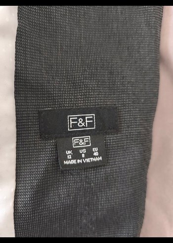 Gri Kadın Düğmeli  Ceket - Görsel 3