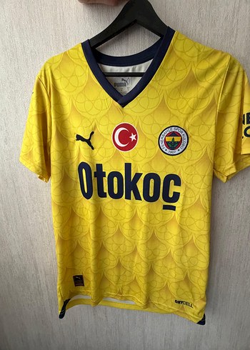 Sarı Kısa Kollu Halley Baskılı Erkek Forma - Görsel 2