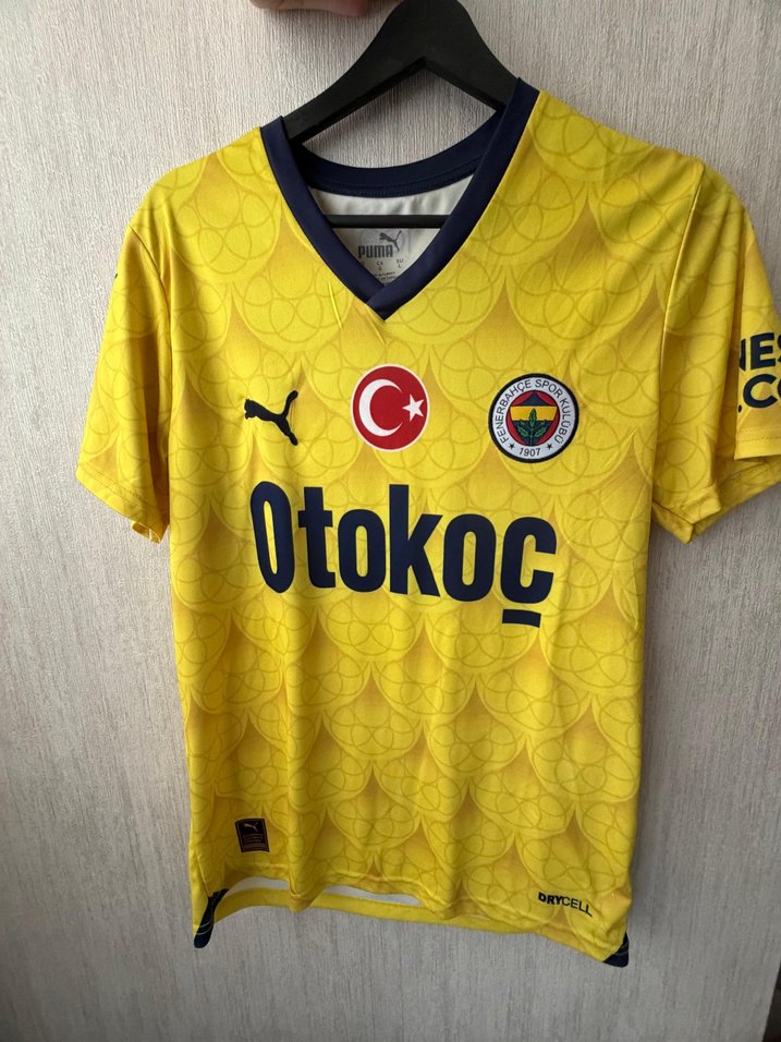 Sarı Kısa Kollu Halley Baskılı Erkek Forma - Görsel 2