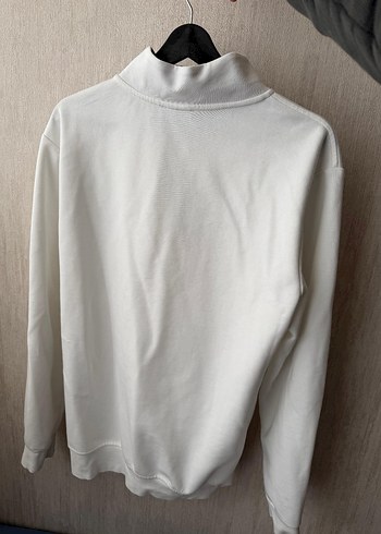 GANT Erkek Beyaz Fermuarlı Sweatshirt - Görsel 2