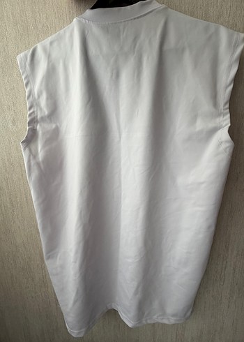 FENERBAHÇE Erkek Beyaz Kolsuz Spor Tişört - Görsel 2