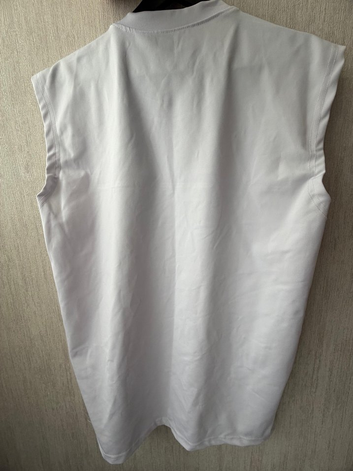 FENERBAHÇE Erkek Beyaz Kolsuz Spor Tişört - Görsel 2