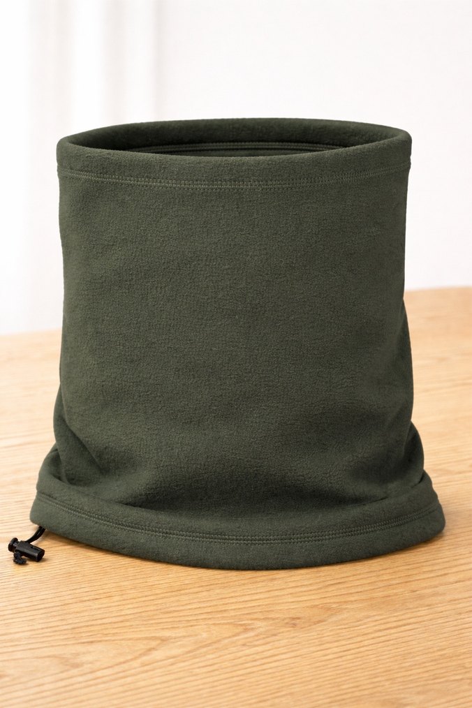 Unisex Haki Polar Boyunluk - Görsel 2