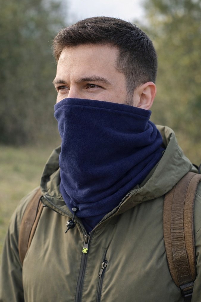 Erkek Mavi Streetwear Bere - Görsel 3