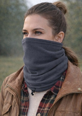 Gri Erkek Polar Boyunluk - Görsel 2