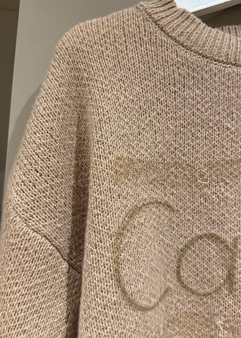 Calvin Bej Triko Kadın Kazak - Görsel 7