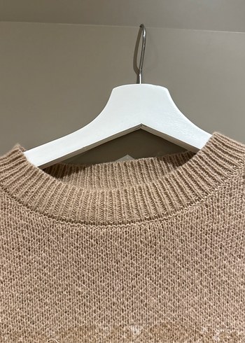 Calvin Bej Triko Kadın Kazak - Görsel 6