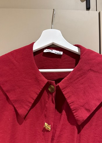 Bordo Keten Mini Kadın Takım - Görsel 4