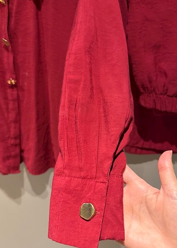 Bordo Keten Mini Kadın Takım - Görsel 7