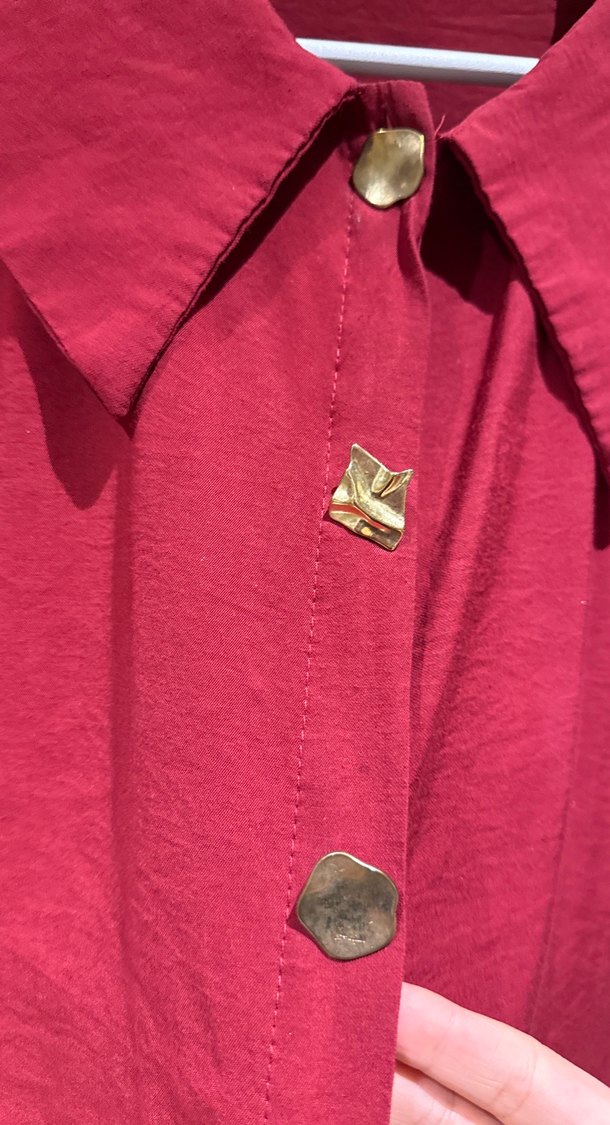 Bordo Keten Mini Kadın Takım - Görsel 3